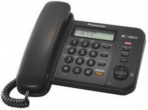 Телефон Panasonic KX-TS2358RUB АОН,Caller ID 16-значный ЖК-дисплей с часами русифицированная телефонная книга на 50 номеров журнал входящих вызовов на 50 записей спикерфон блокировка набора выключение микрофона 