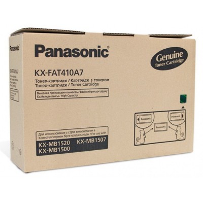 KX-FAT410A7 тонер-картридж оригинальный Panasonic Panasonic KX-FAT410A7 тонер-картридж для многофункциональных устройств Panasonic KX-MB15(series)