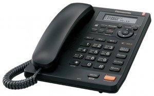 Телефон Panasonic KX-TS2570 ЖК-дисплей (3-х строчный) цифровой автоответчик AOH, Caller ID спикерфон ускоренный набор автодозвон разъем для гарнитуры 