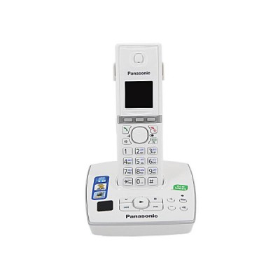 Радиотелефон Panasonic KX-TG8061RU Цветной TFT дисплейАОН, Caller ID (журнал на 50 вызовов)Цифровой автоответчик (до 18 мин)Функция резервного питанияСпикерфон на трубкеГолосовой АОНТелефонный справочник (200 записей)