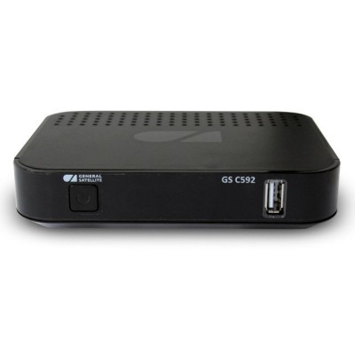 Ресивер General Satellite GS C592 Цифровая спутниковая HD приставка-клиент со встроенным Wi-Fi и поддержкой HEVC*. Работает в тандеме с основной приставкой-сервером и предназначена для независимого просмотра телеканалов Триколор ТВ на двух телевизорах.

* HEVC или H.265 (англ. High Efficiency Video Coding — высокоэффективное кодирование видеоизображений) — формат видеосжатия с применением более эффективных алгоритмов по сравнению с H.264/MPEG-4 AVC. Стандарт разработан в связи с растущей потребностью в ‎более высокой степени сжатия движущихся изображений для самых разных приложений, таких как потоковая передача в интернете, передача данных, видеоконференц-связь, цифровые запоминающие устройства и телевизионное вещание.
