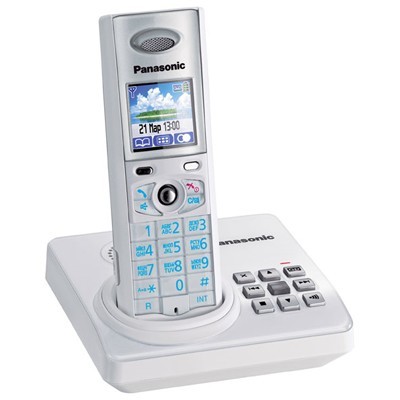 Телефон Panasonic KX-TG8225 RUW Домашний радиотелефон Panasonic KX-TG8225RUW.